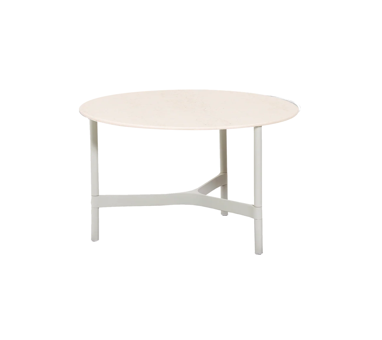 Twist aluminium coffee table