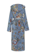 Load image into Gallery viewer, Bathrobe Secret Garden Blue
