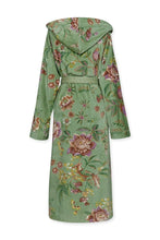 Load image into Gallery viewer, Bathrobe Secret Garden Green
