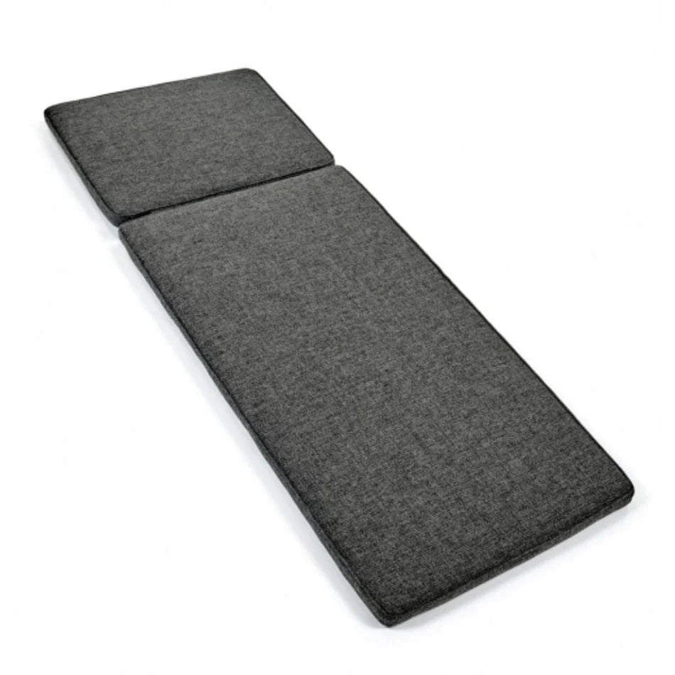 Cushion sun lounger black - August