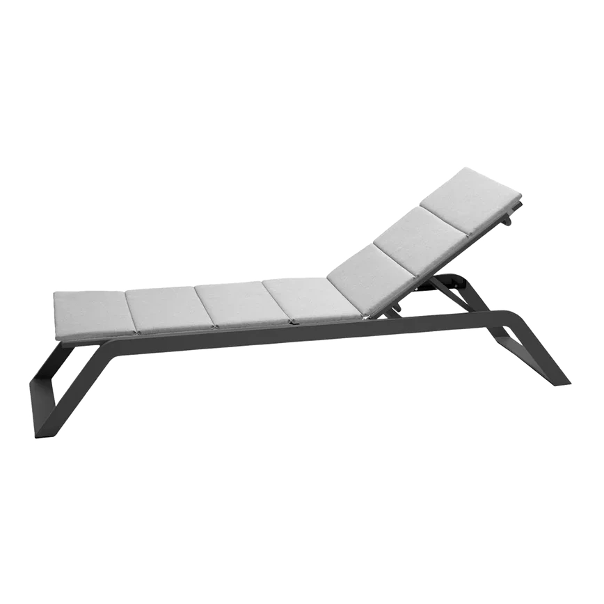Siesta sunbed with cushion