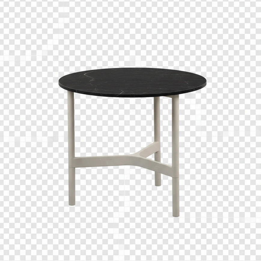 Twist aluminium coffee table