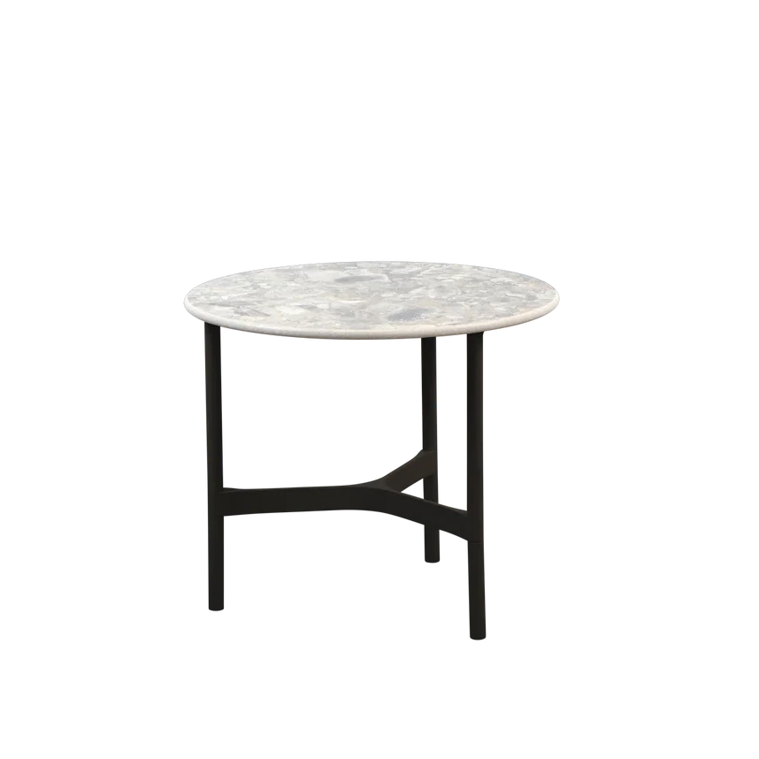 Twist aluminium coffee table