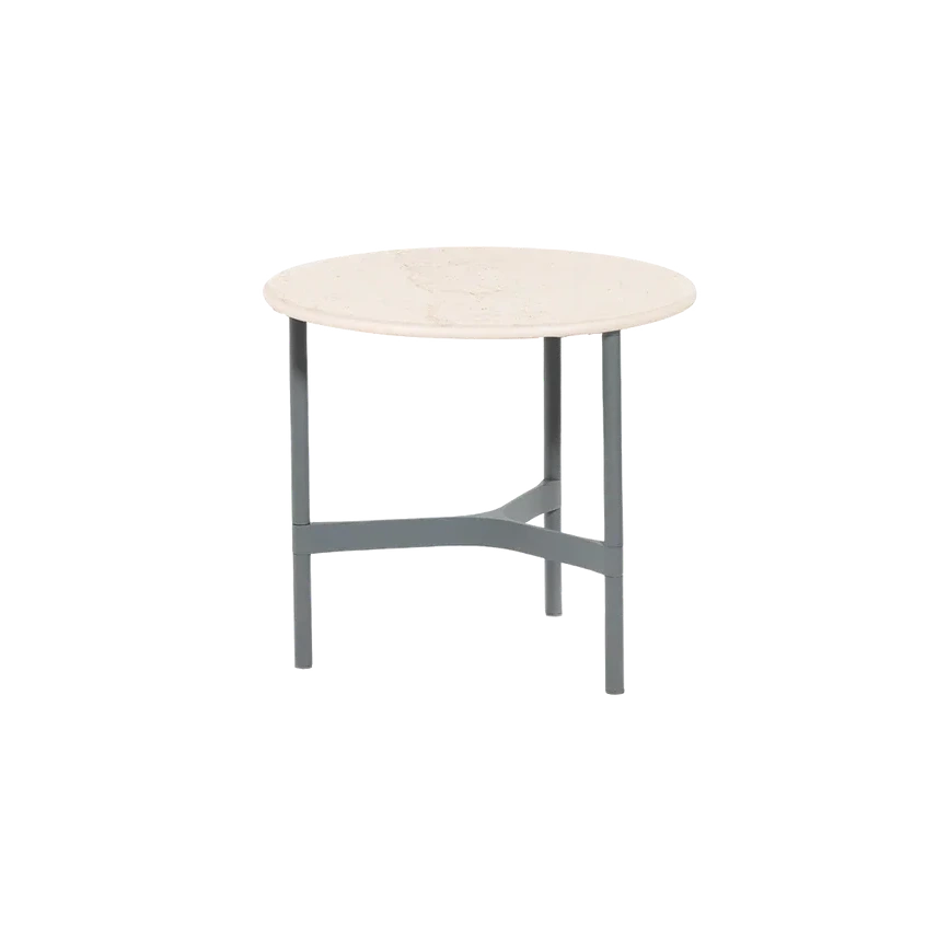 Twist aluminium coffee table