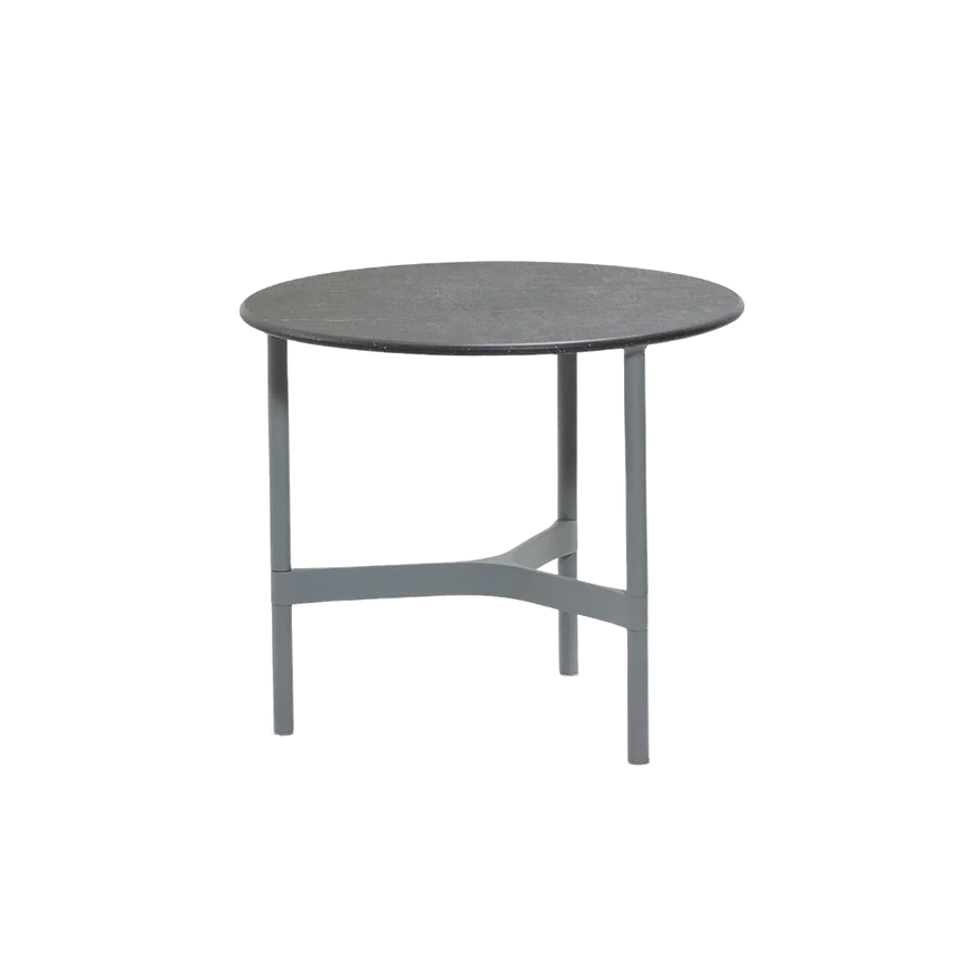 Twist aluminium coffee table