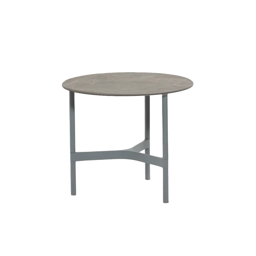 Twist aluminium coffee table