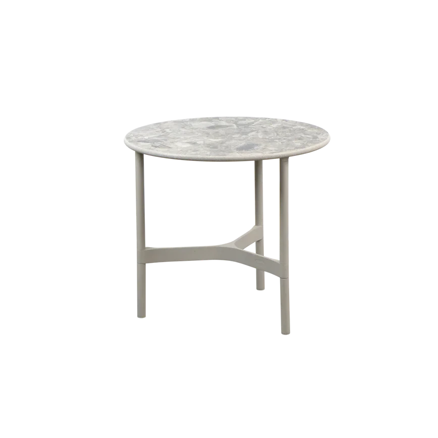 Twist aluminium coffee table