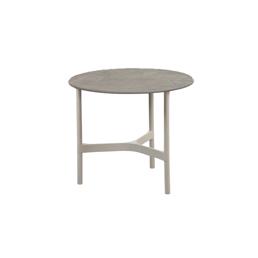 Twist aluminium coffee table