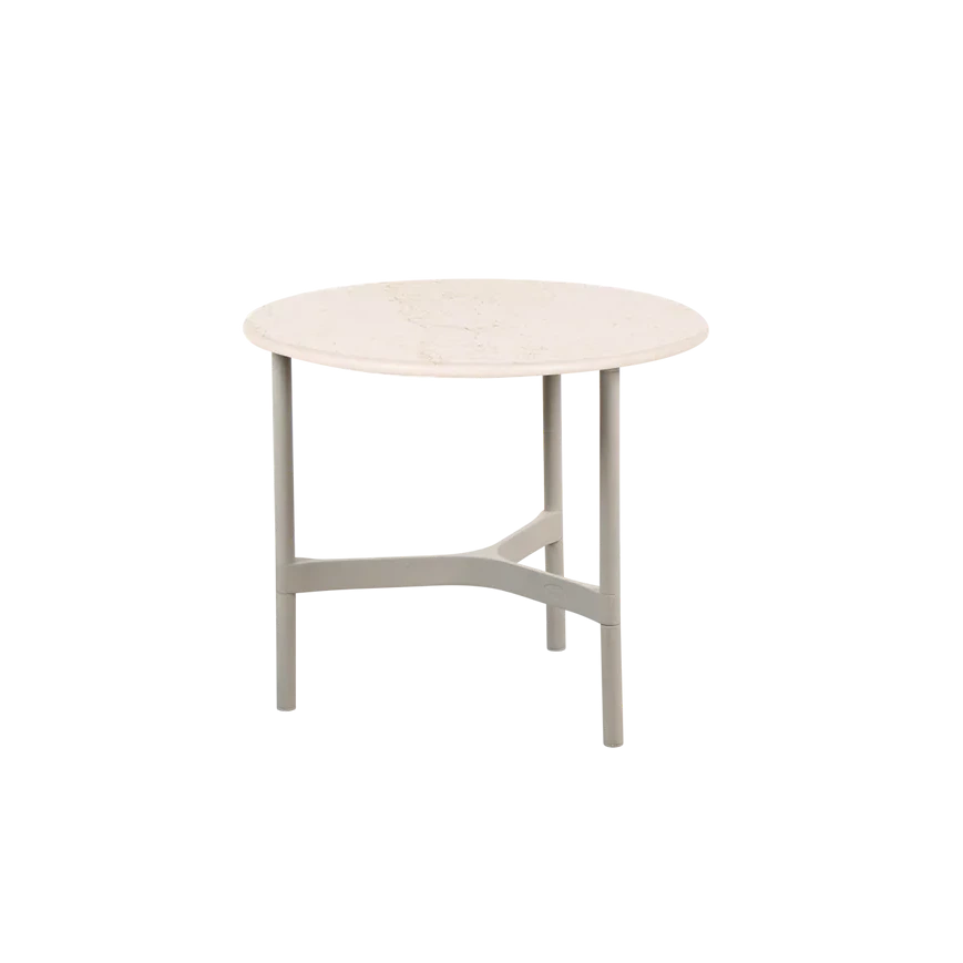 Twist aluminium coffee table