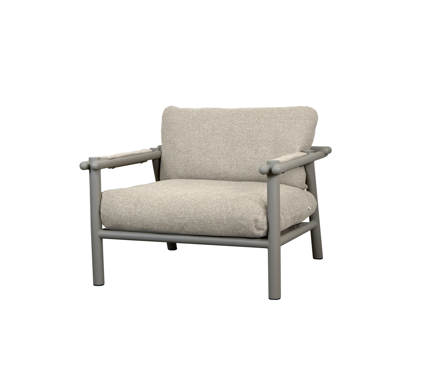 Sticks lounge chair - aluminium