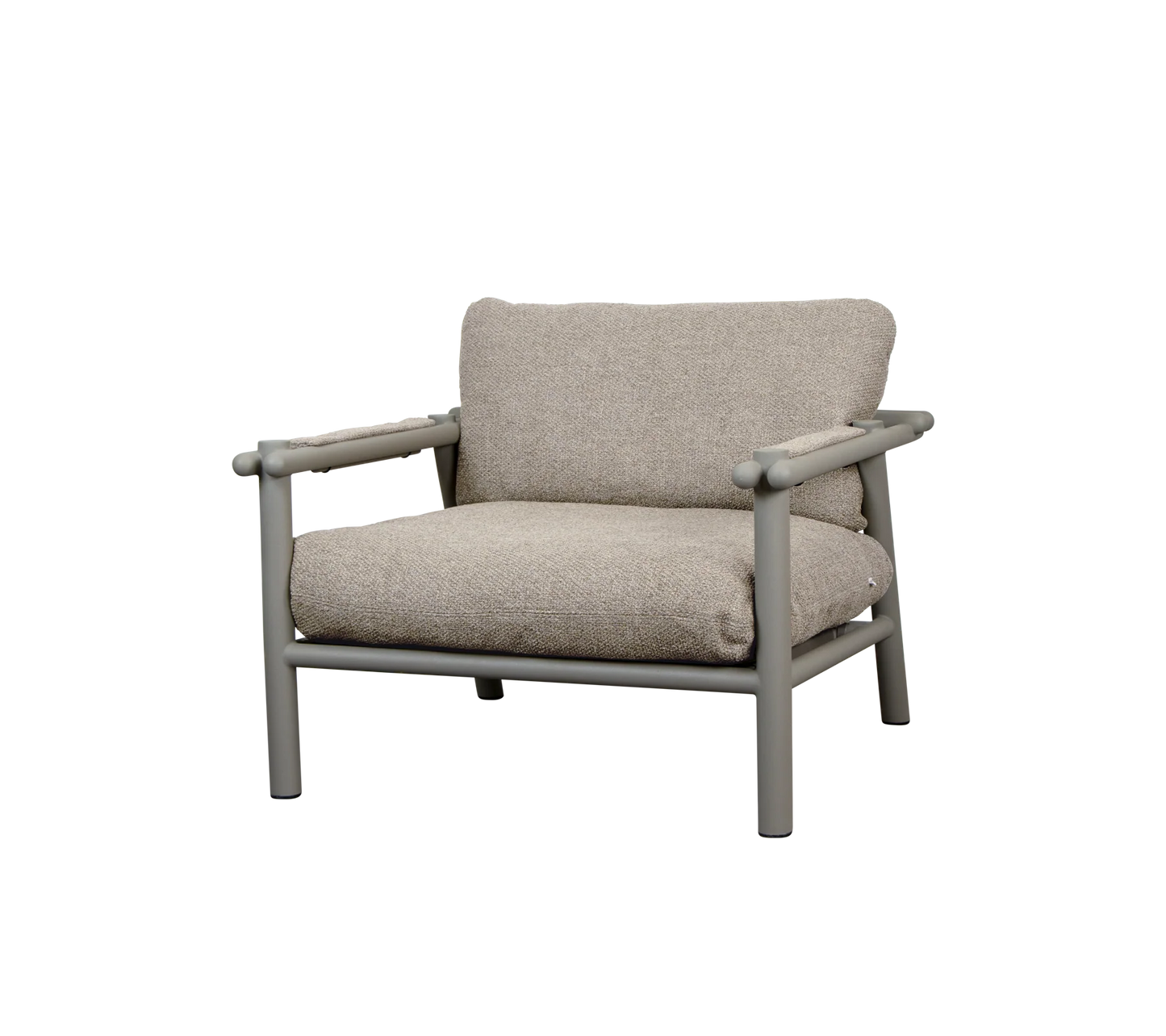 Sticks lounge chair - aluminium
