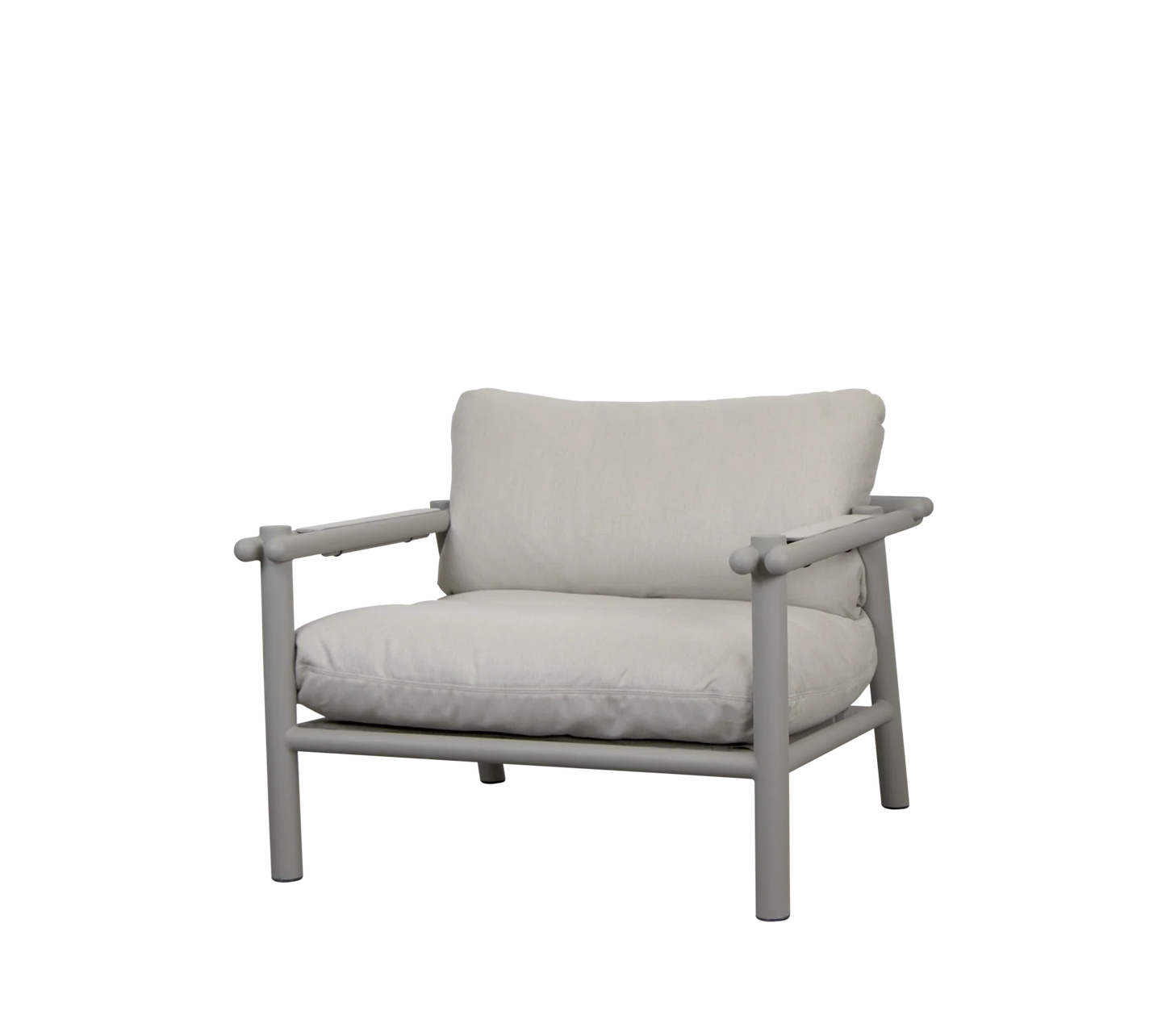 Sticks lounge chair - aluminium