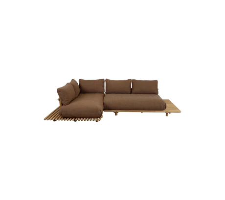 Sticks platform, corner sofa - Teak