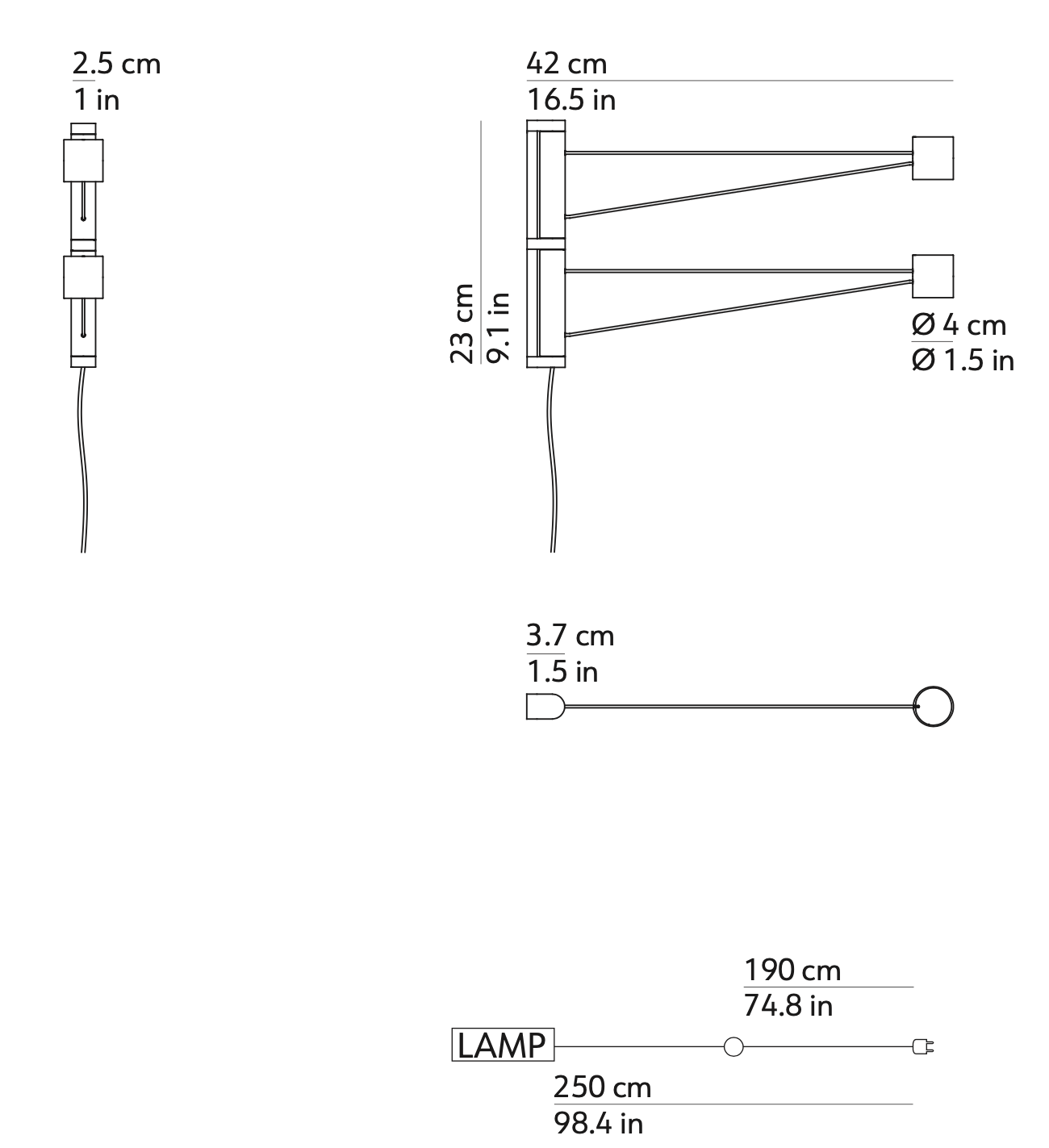 Polar Wall lamp
