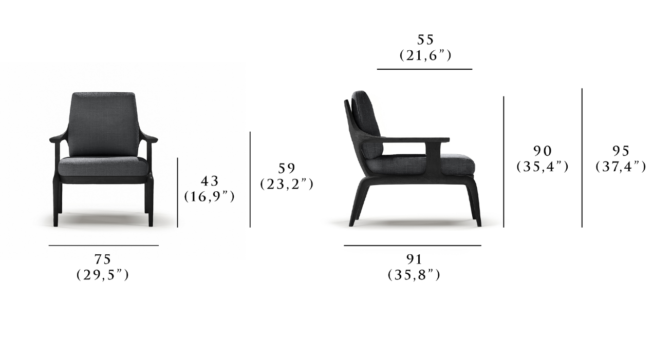 Thara high-back Armchair