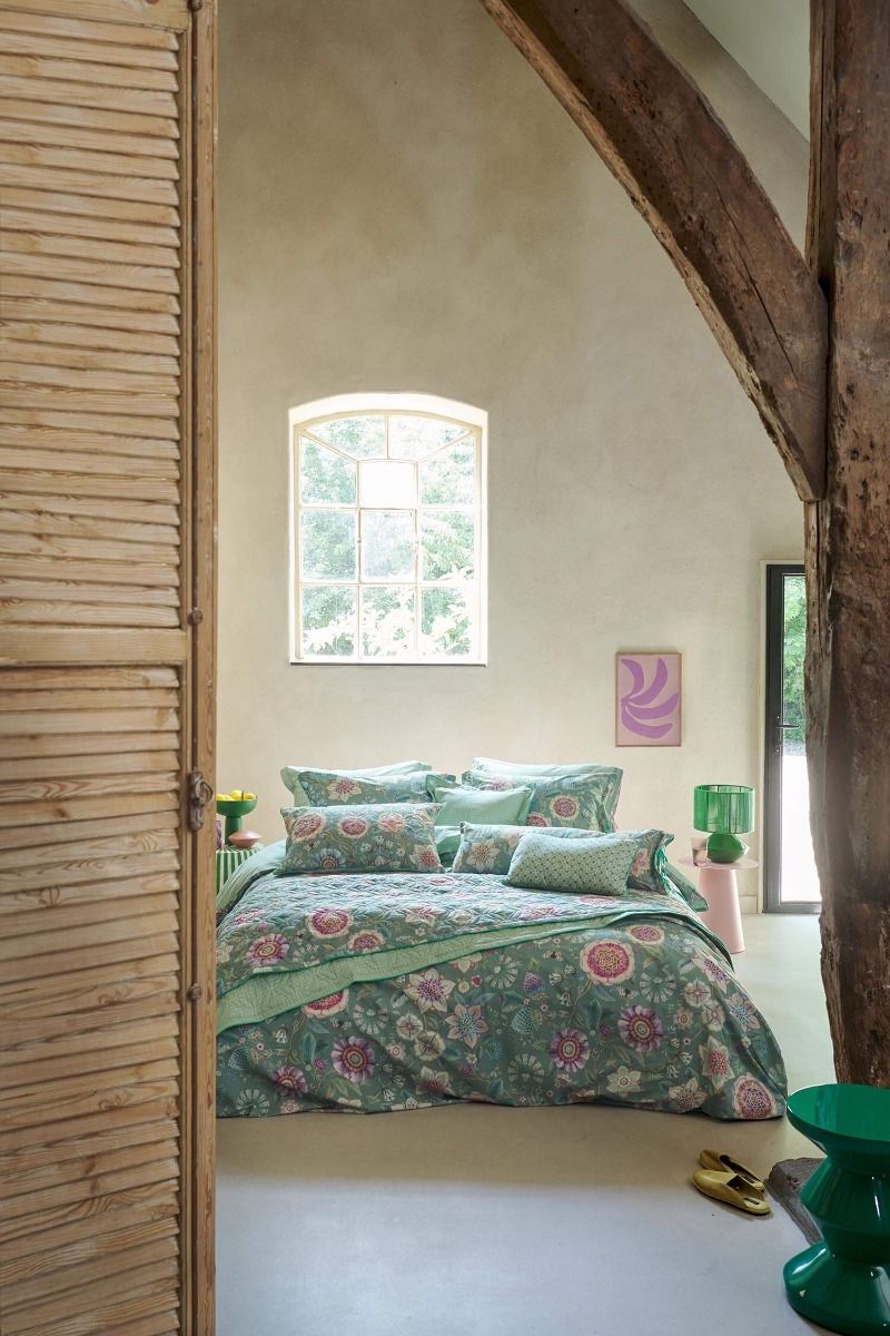 Viva las Flores Quilt green