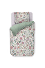 Load image into Gallery viewer, Viva las Flores Duvet cover white
