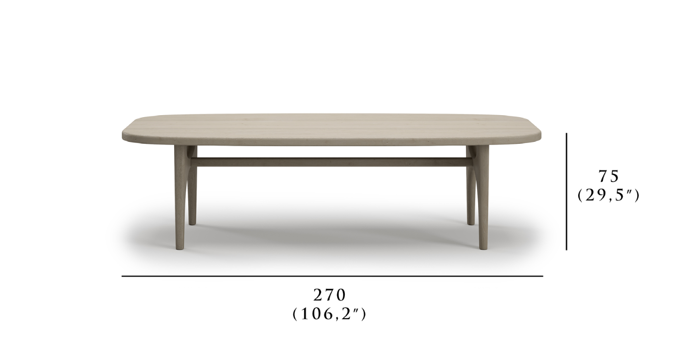 Whale ash outdoor Dining Table