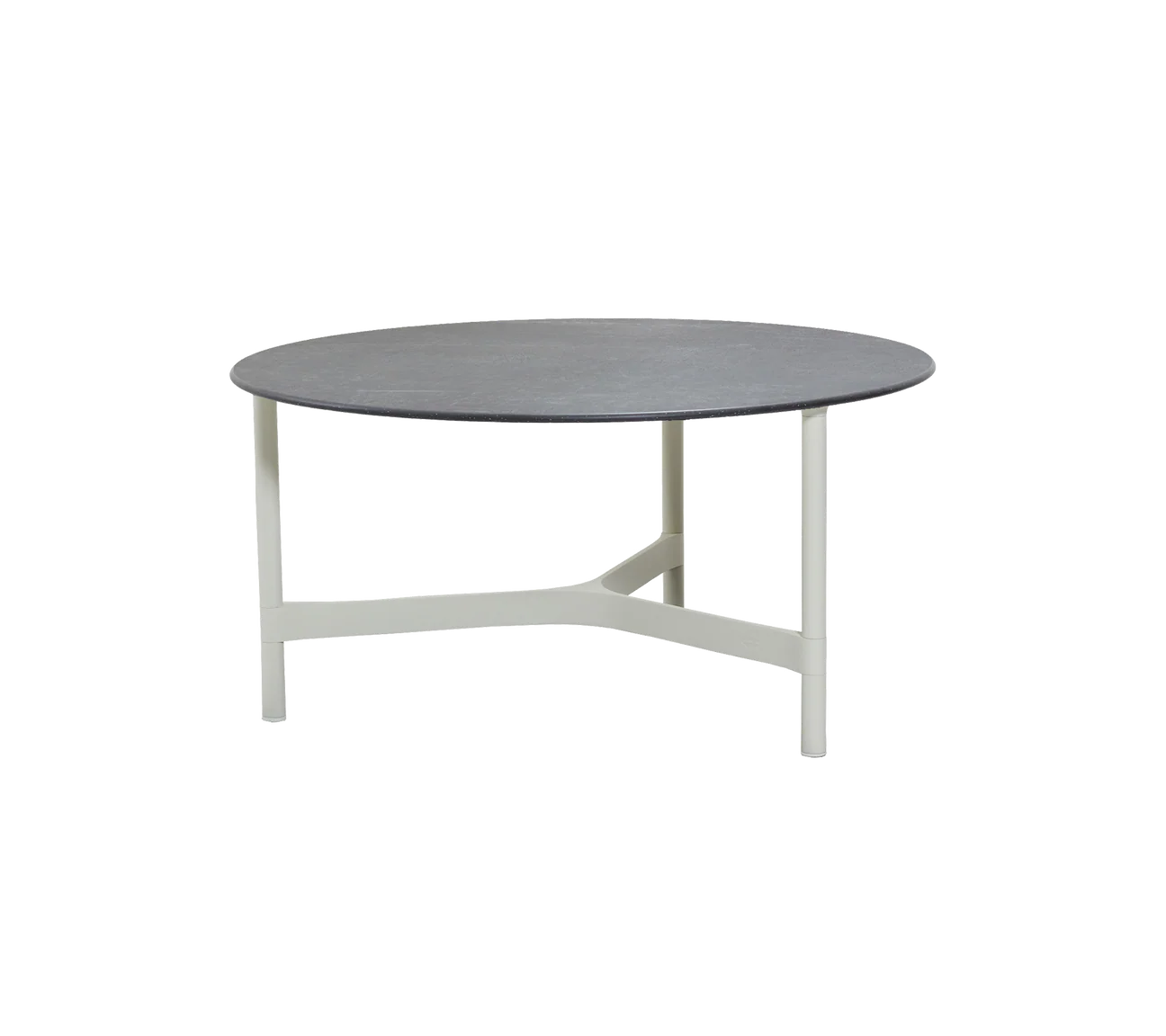 Twist aluminium coffee table