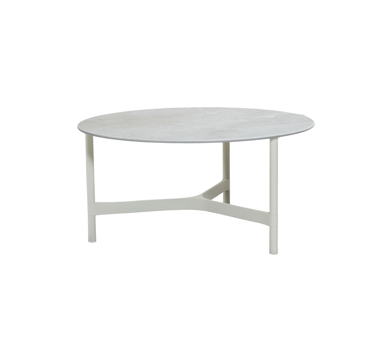 Twist aluminium coffee table