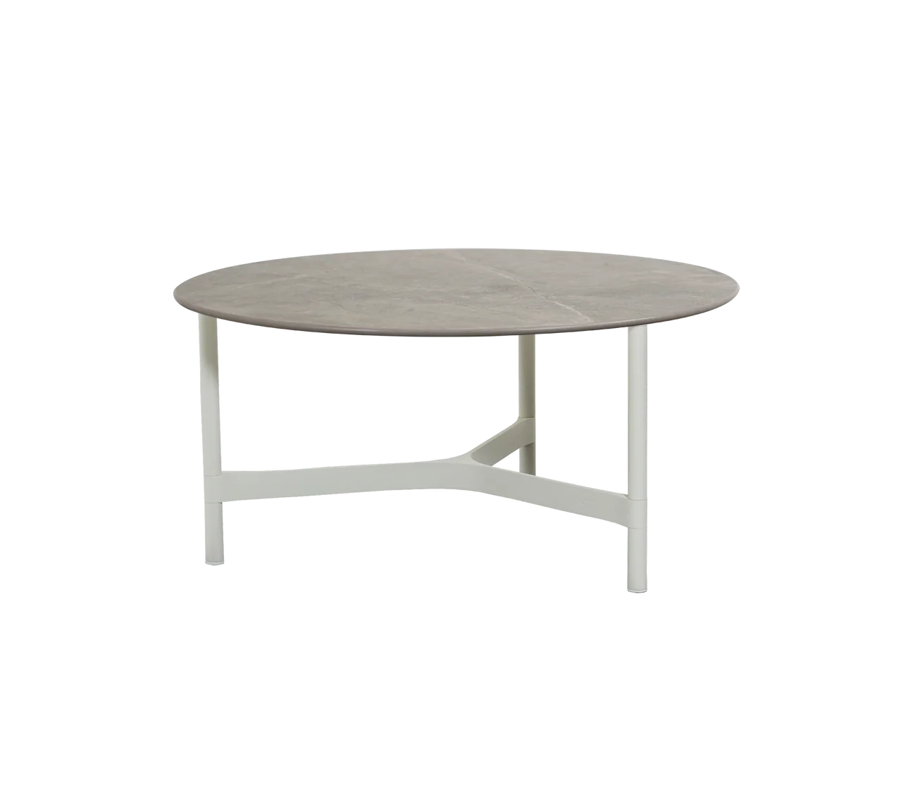 Twist aluminium coffee table