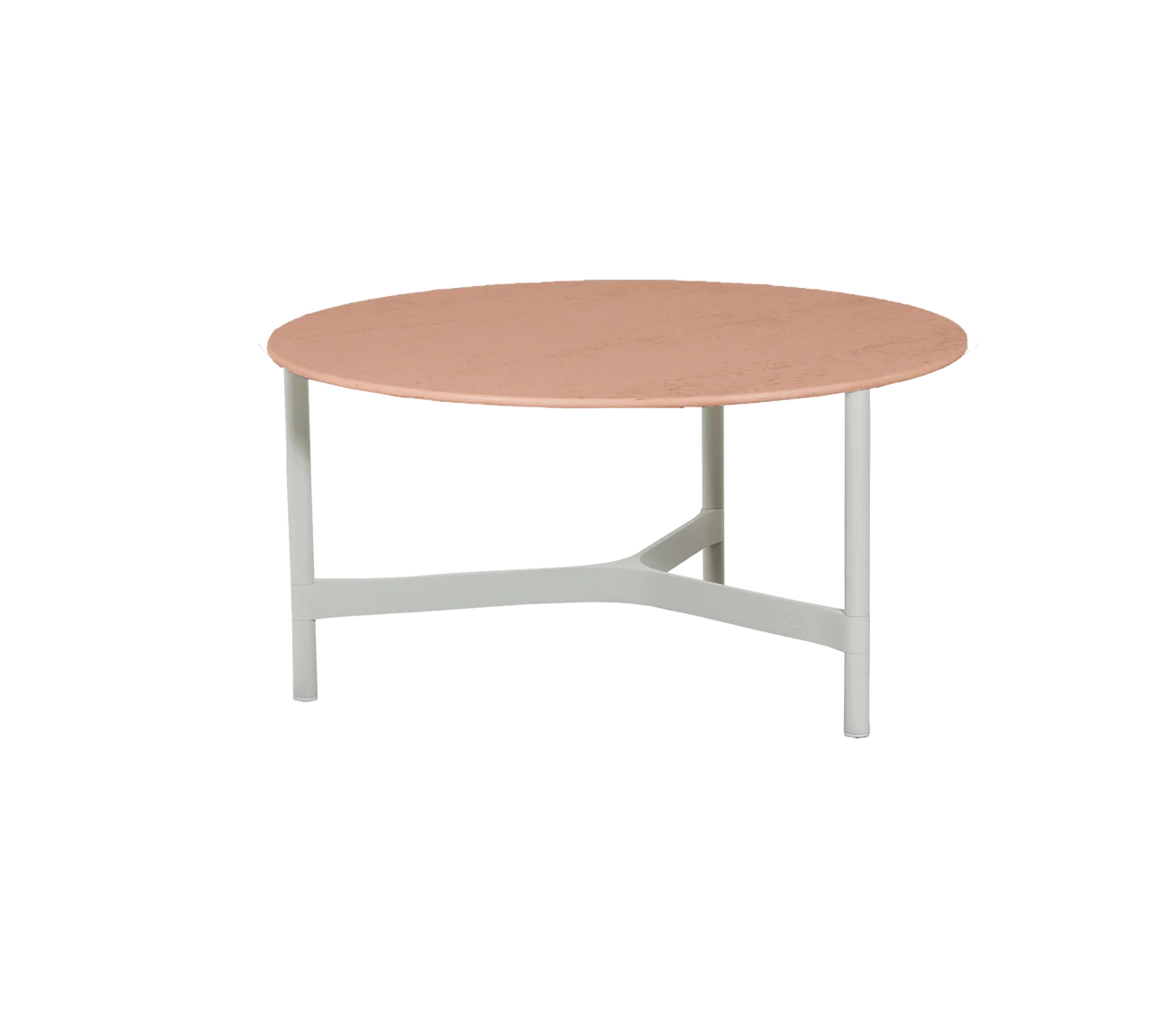 Twist aluminium coffee table