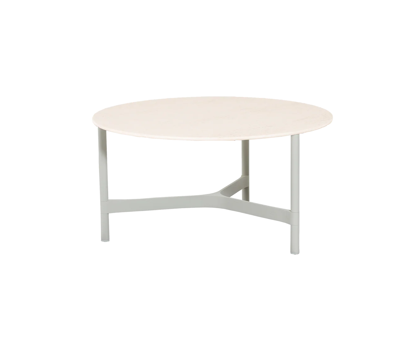 Twist aluminium coffee table