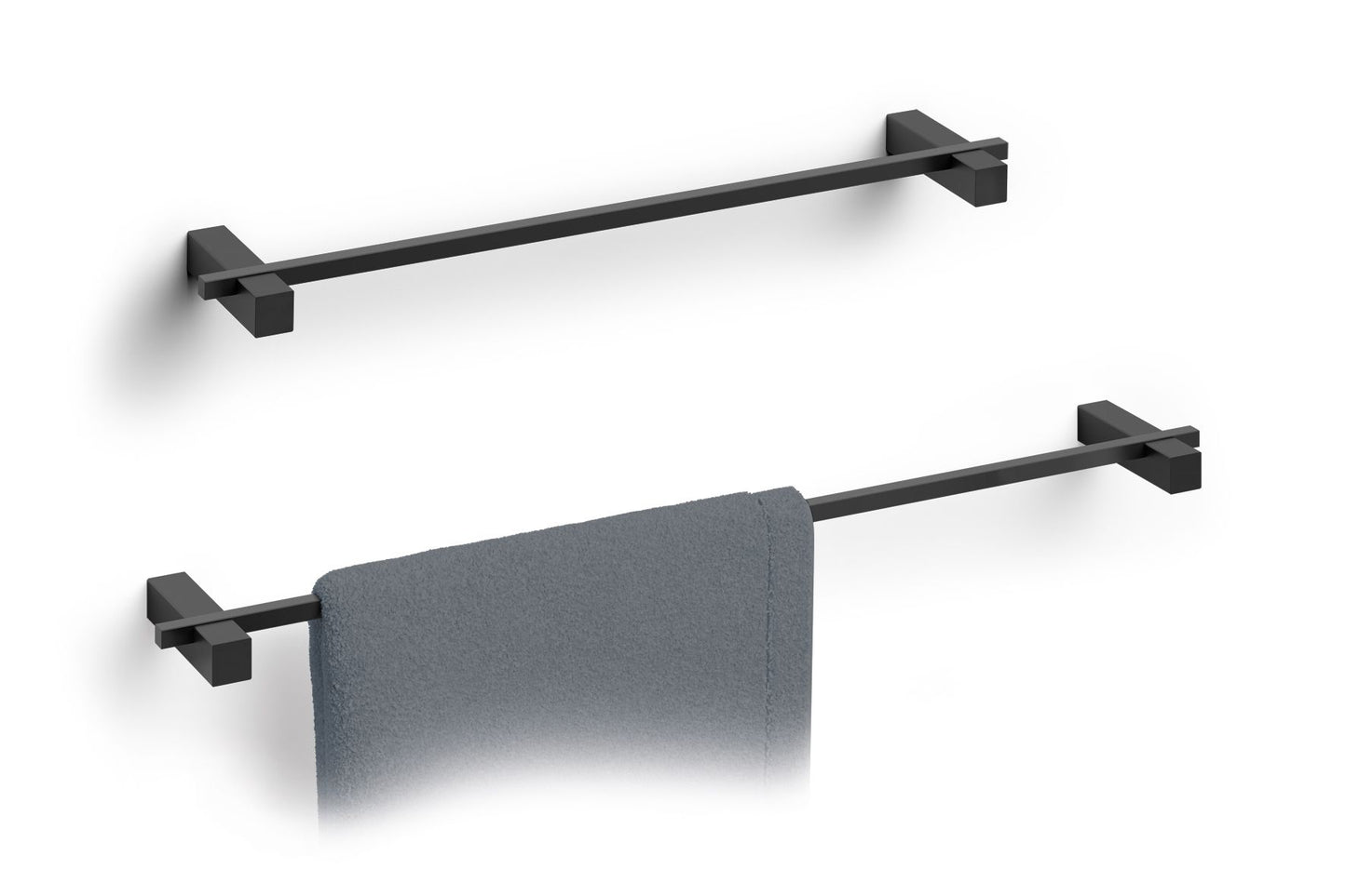 Carvo - towel rail Black