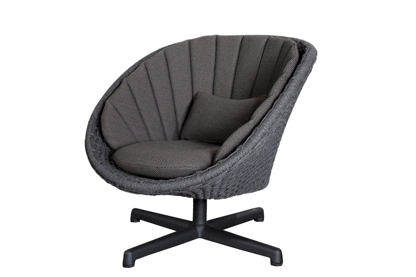 Peacock swivel lounge chair