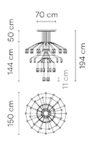 Carregar imagem no visualizador da galeria, Wireflow Chandelier
