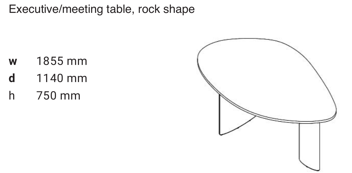 Senses Rock desk