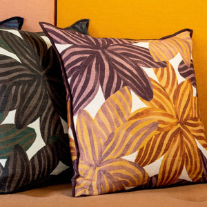 Tropical cushion - green