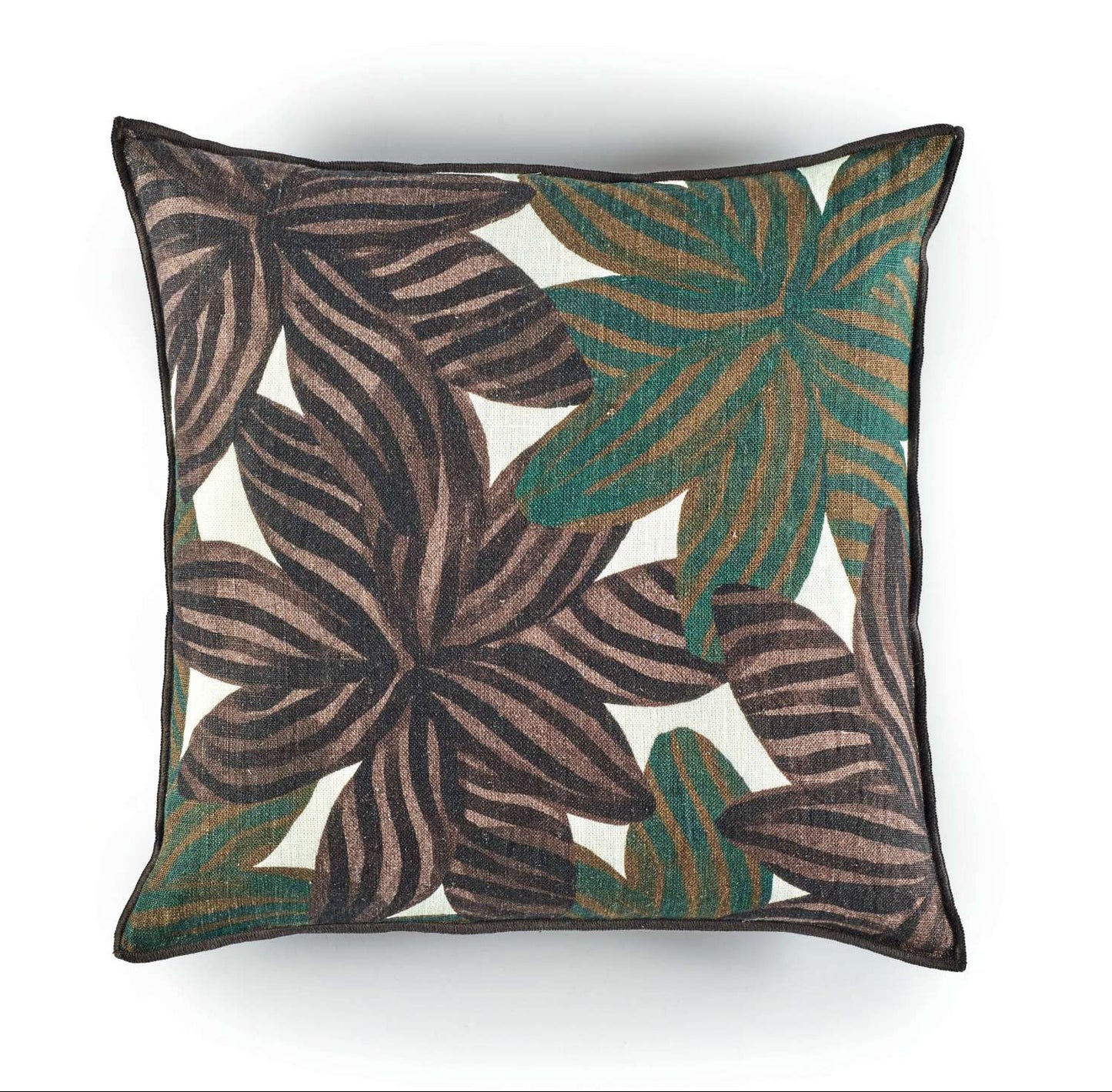 Tropical cushion - green