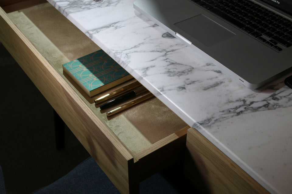 Bouvet desk Arabescato