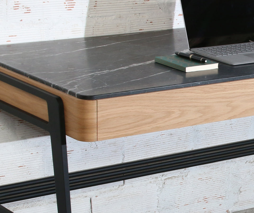 Bouvet desk nero marquina